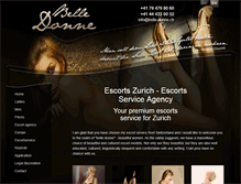 Tablet Screenshot of belle-donne.ch